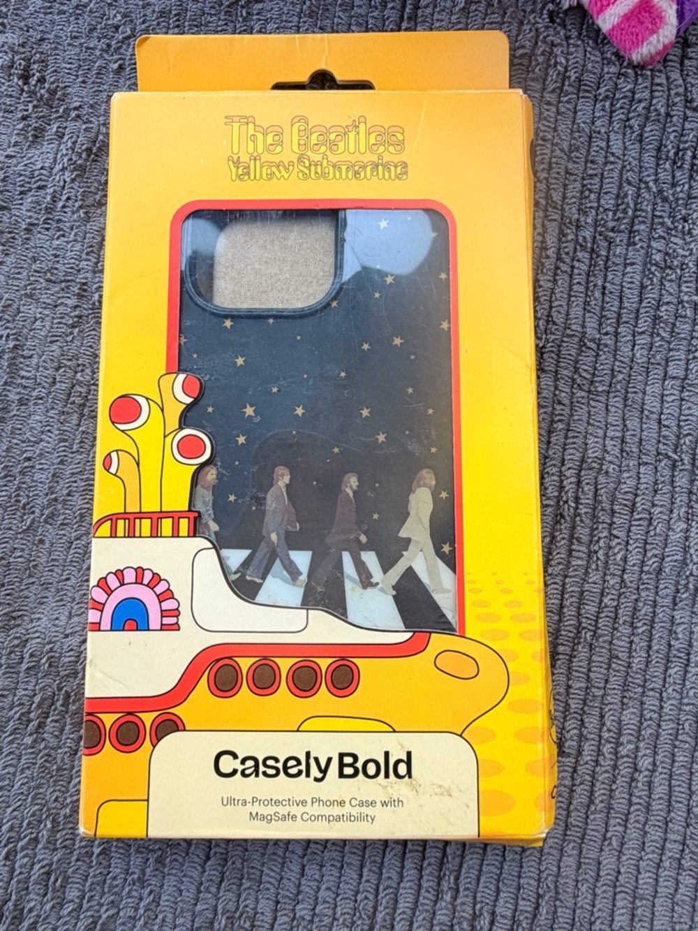 The Beatles Abbey Road Black Phone Case -